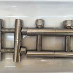 ansi 316ti / sk 1.4571, 317l / sk 1.4438 séria spojovacích tyčí z nehrdzavejúcej ocele